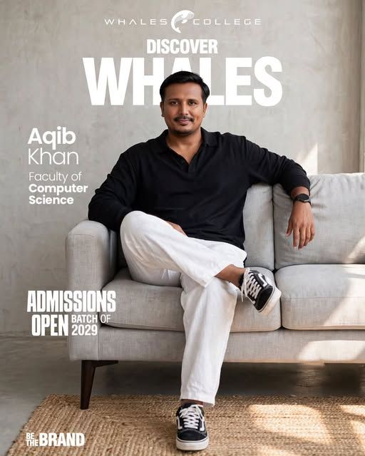 Aqib Khan, Computer Science teacher at Whales College