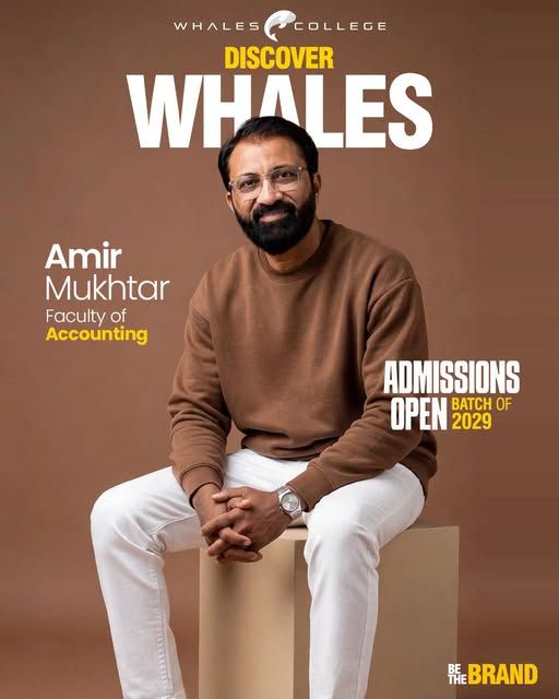 Amir Mukhtar, Accounting teacher at Whales College