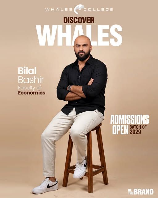Bilal Bashir, Economics teacher at Whales College