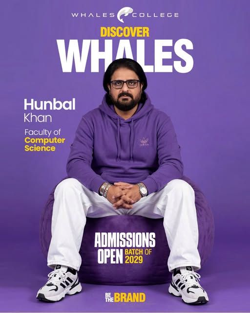 Hunbal Khan, Computer Science teacher at Whales College