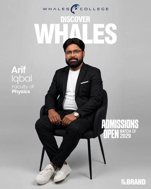 Arif Iqbal, Physics teacher at Whales College