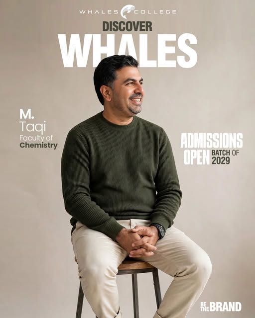 M. Taqi, Chemistry teacher at Whales College