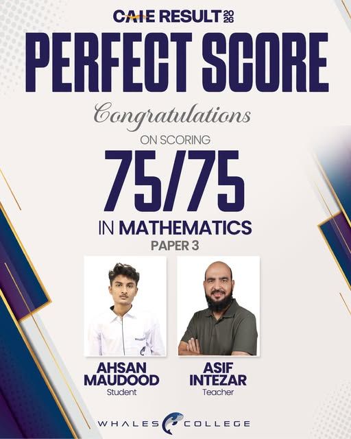 Result announcement for Ahsan Maudood