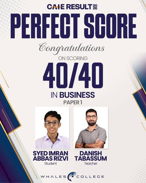 Result announcement for Syed Imran Abbas Rizvi
